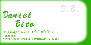 daniel bito business card